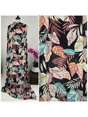 BlackPink/Green/Yellow Tropical SARONG Pareo Lavalava Beach Skirt Summer Scarf
